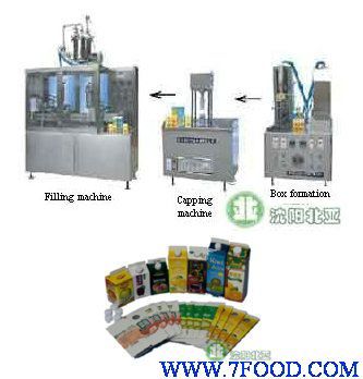 半自动屋顶盒牛奶灌装机(BW-10000-3)_食品机械设备产品_中国食品科技网